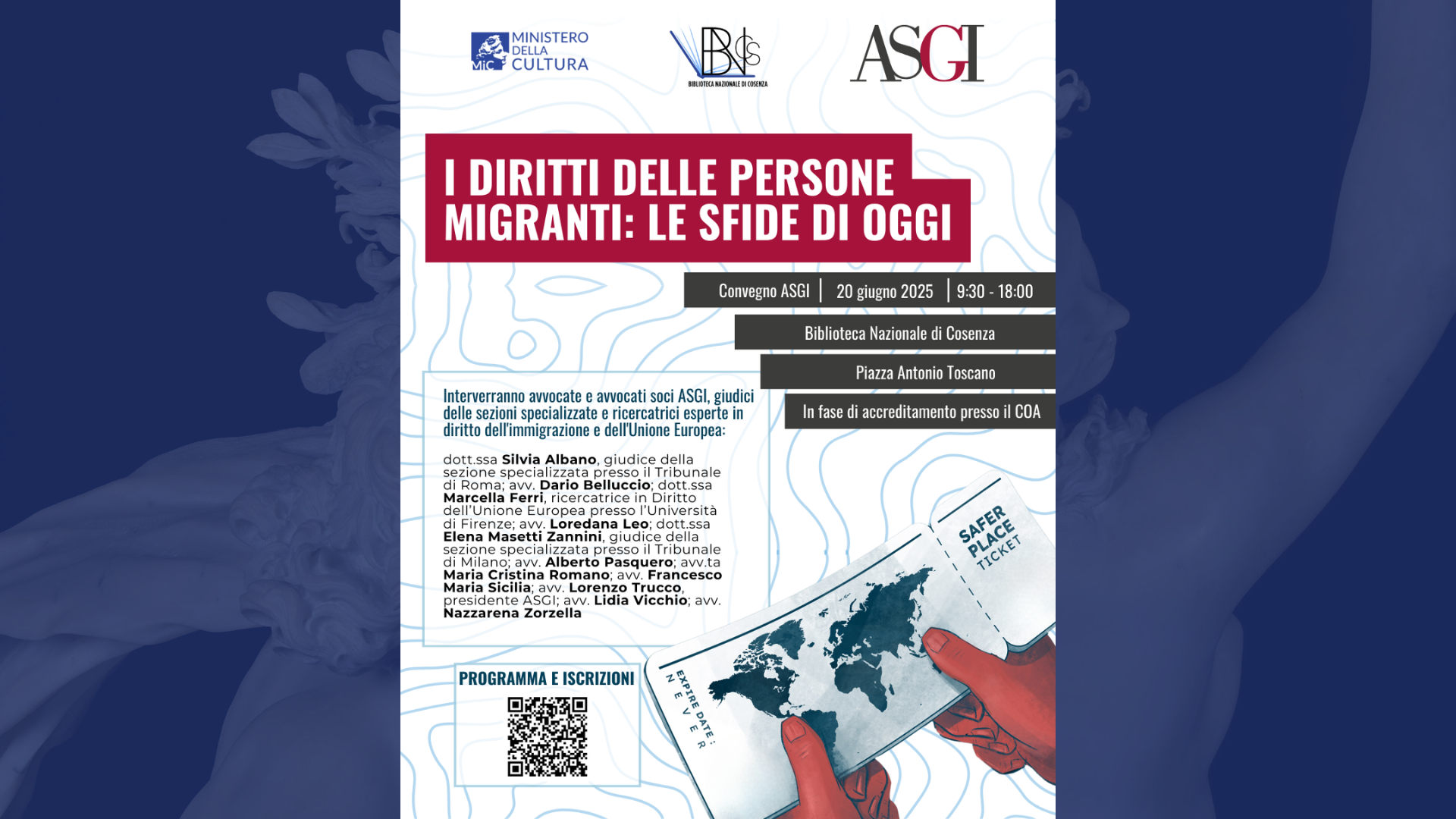 "Diritti delle persone migranti: le sfide di oggi"